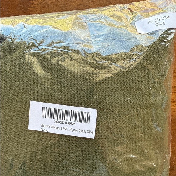 Thaluta Alaina Hippie Gypsy Olive Green Maxi Skirt - Picture 11 of 11